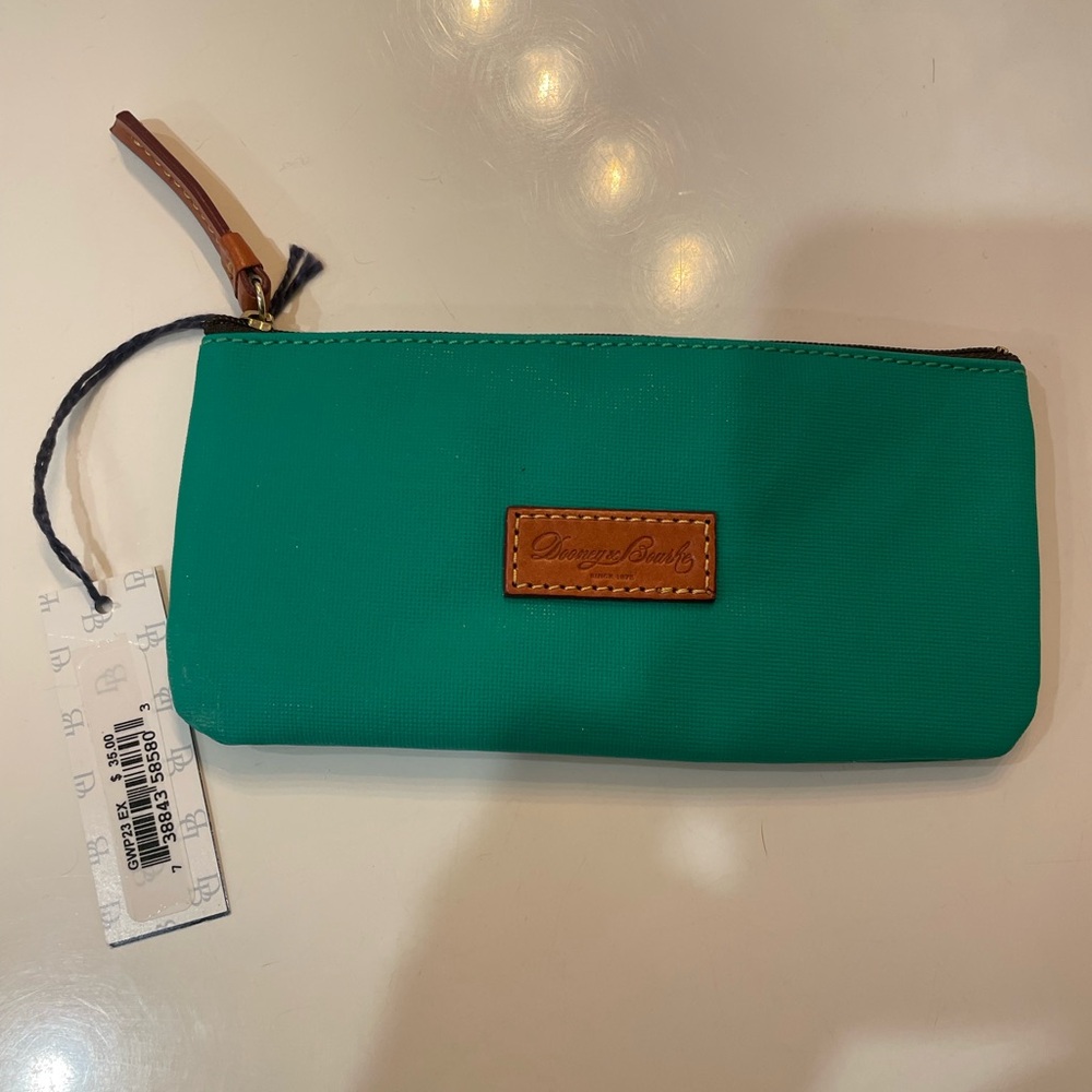 Dooney & Bourke Teal Cosmetic Pouch